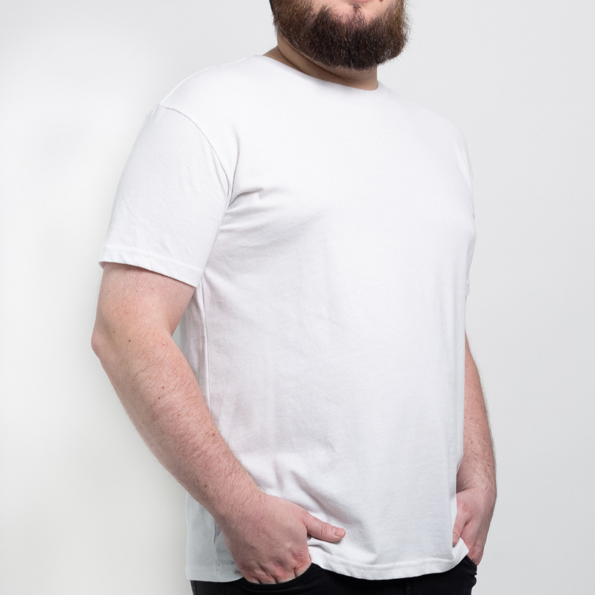 Wit T-shirt Heren