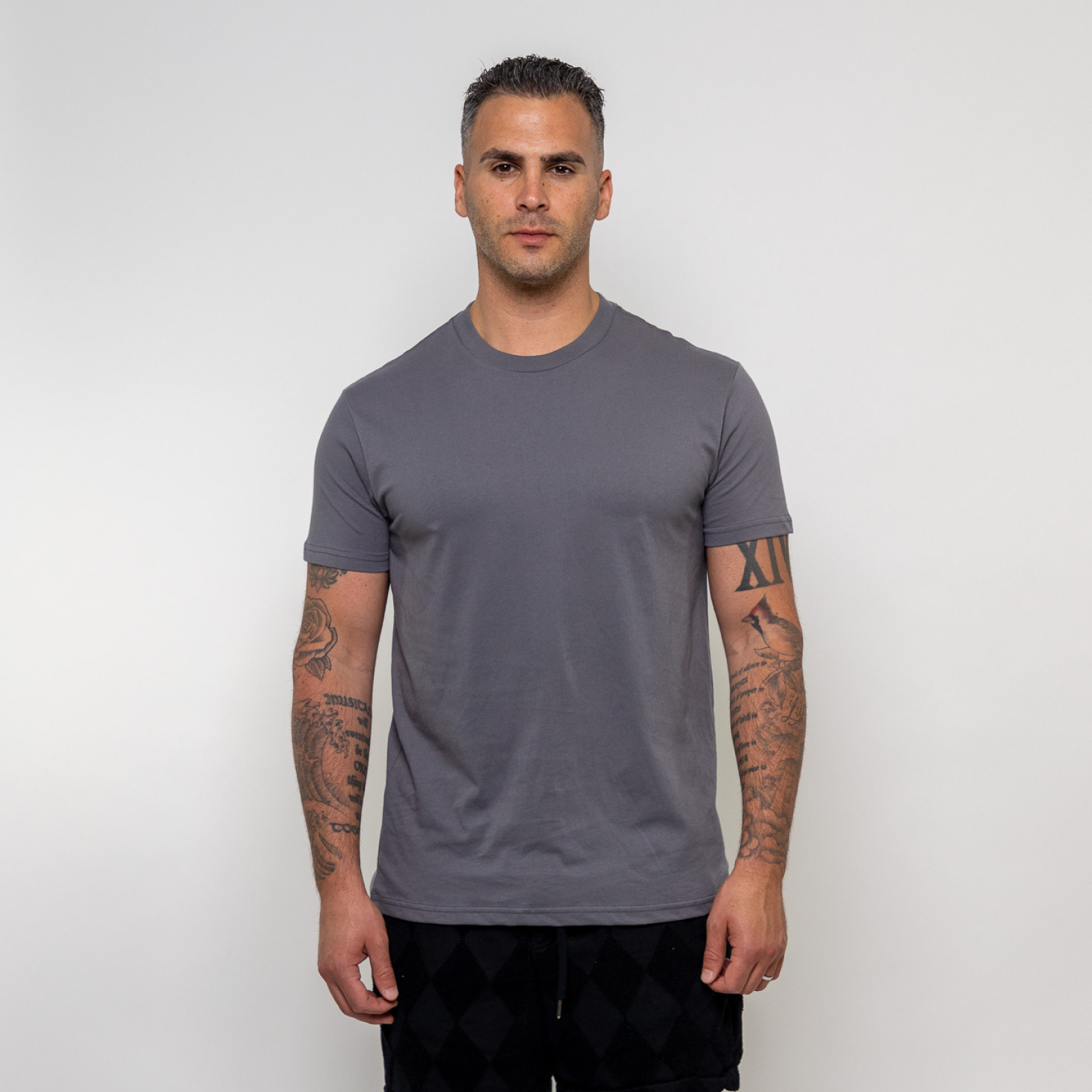 Dark Gray Crew Neck