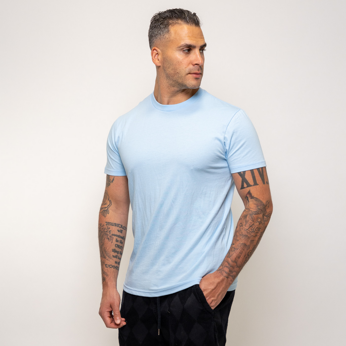 Baby Blue Crew T-Shirt