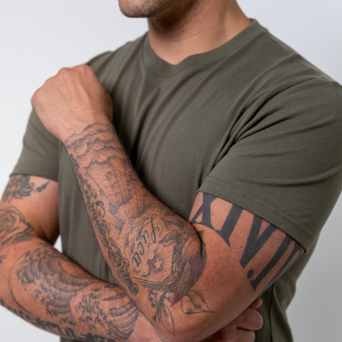 Olive Crew Neck