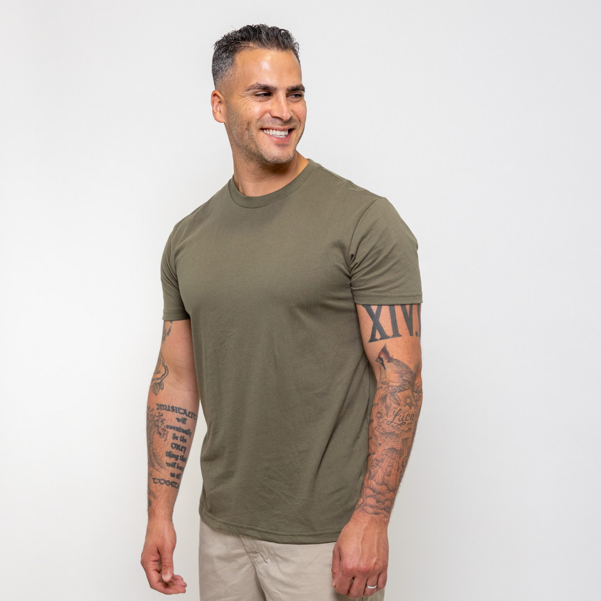 Olive Crew Neck