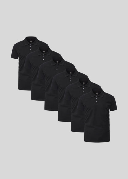 Black Polo 6-pack