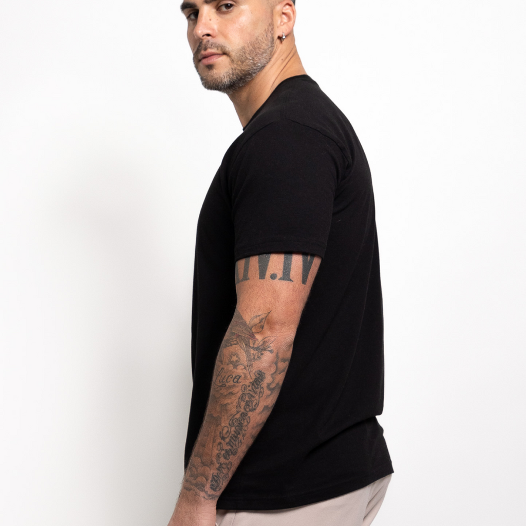 Zwart T-shirt Heren
