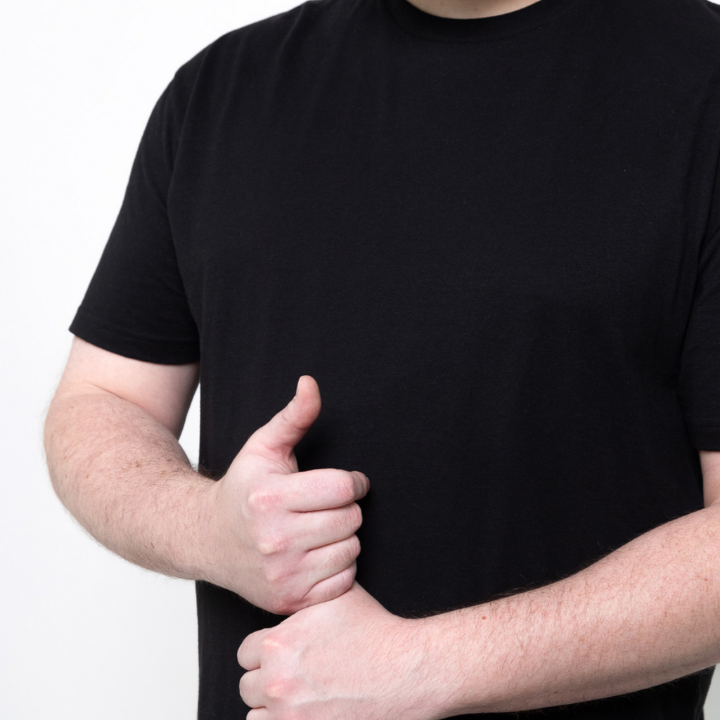 Zwart T-shirt Heren