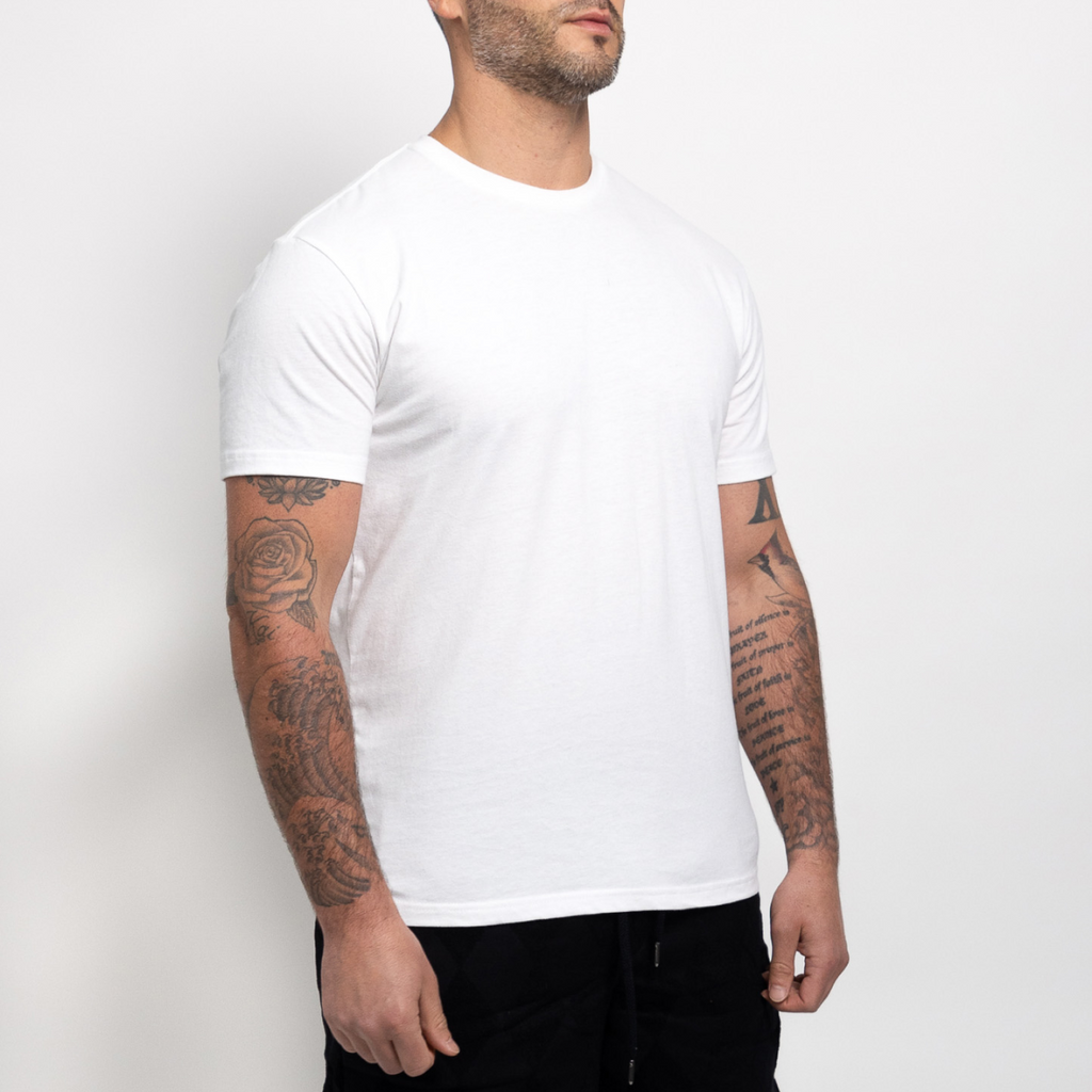 Wit T-shirt Heren