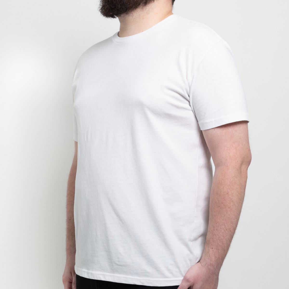 Wit T-shirt Heren