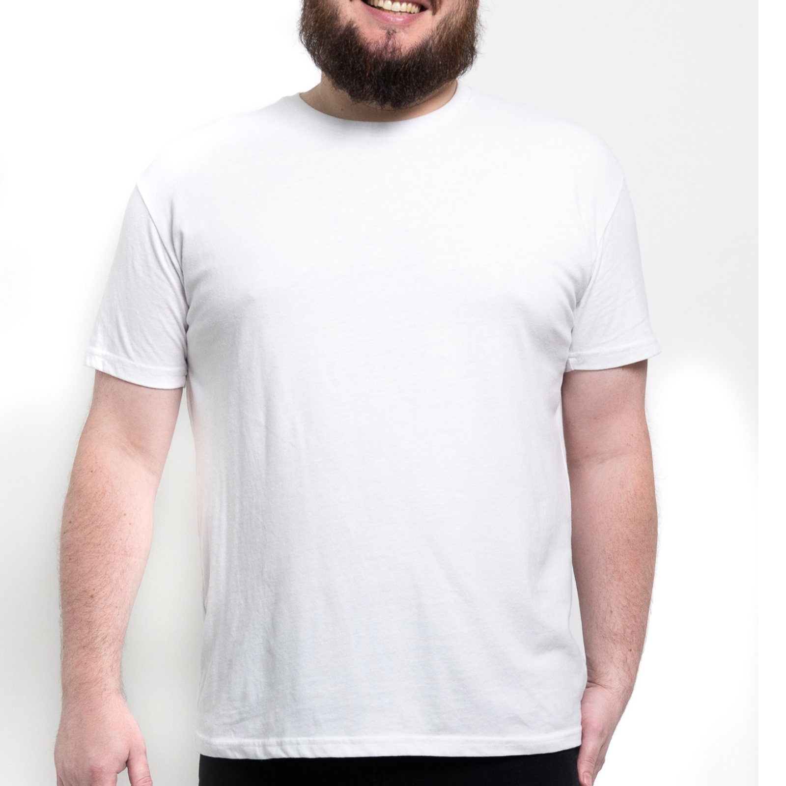 Wit Ronde Hals T-shirt