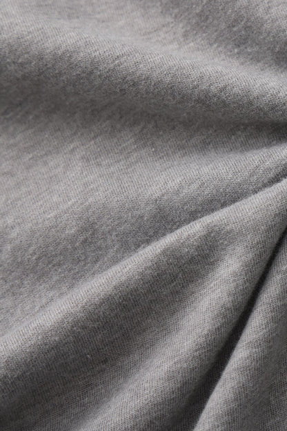 Melange Gray Crew Neck