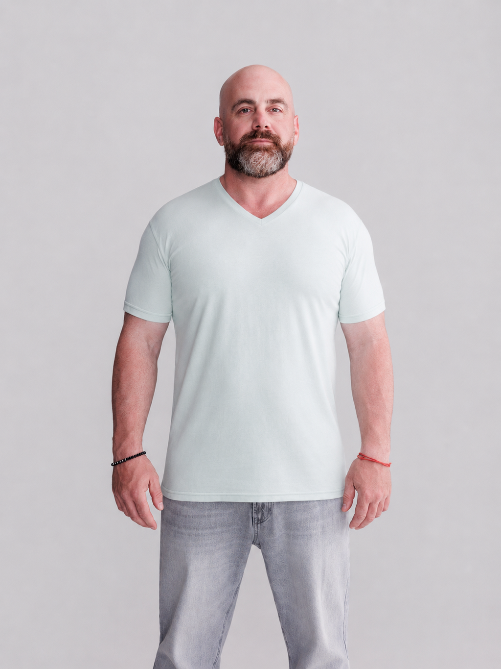 Mint Green V-Neck