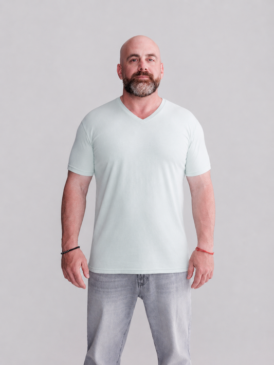 Mint Green V-Neck