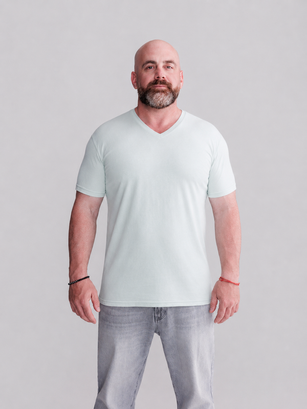 Mint Green V-Neck