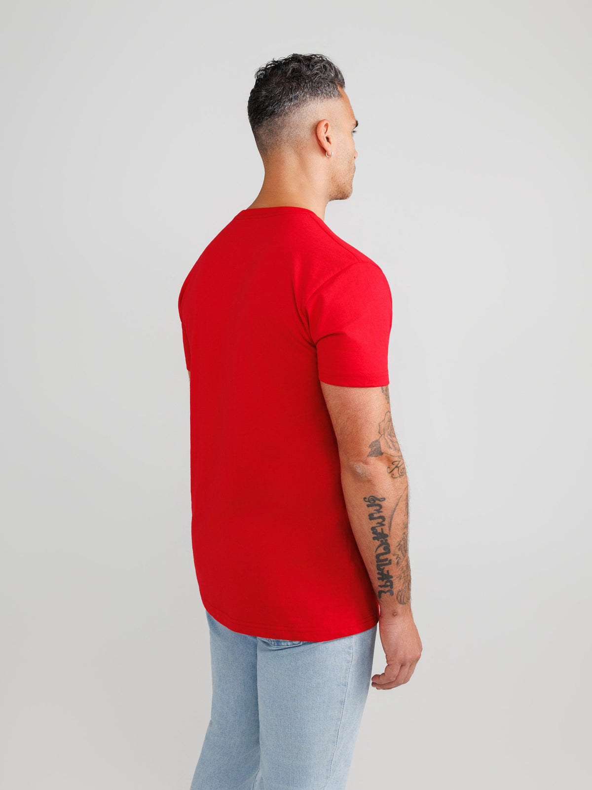 Red Crew Neck