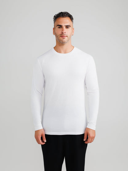 White Long Sleeve 3-pack