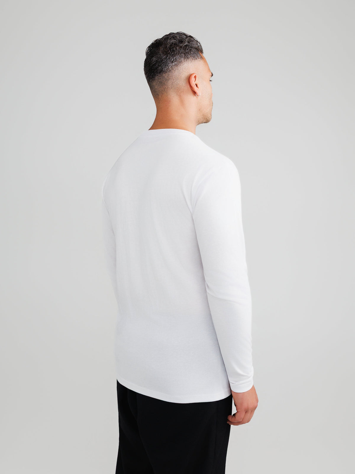 White Long Sleeve 3-pack
