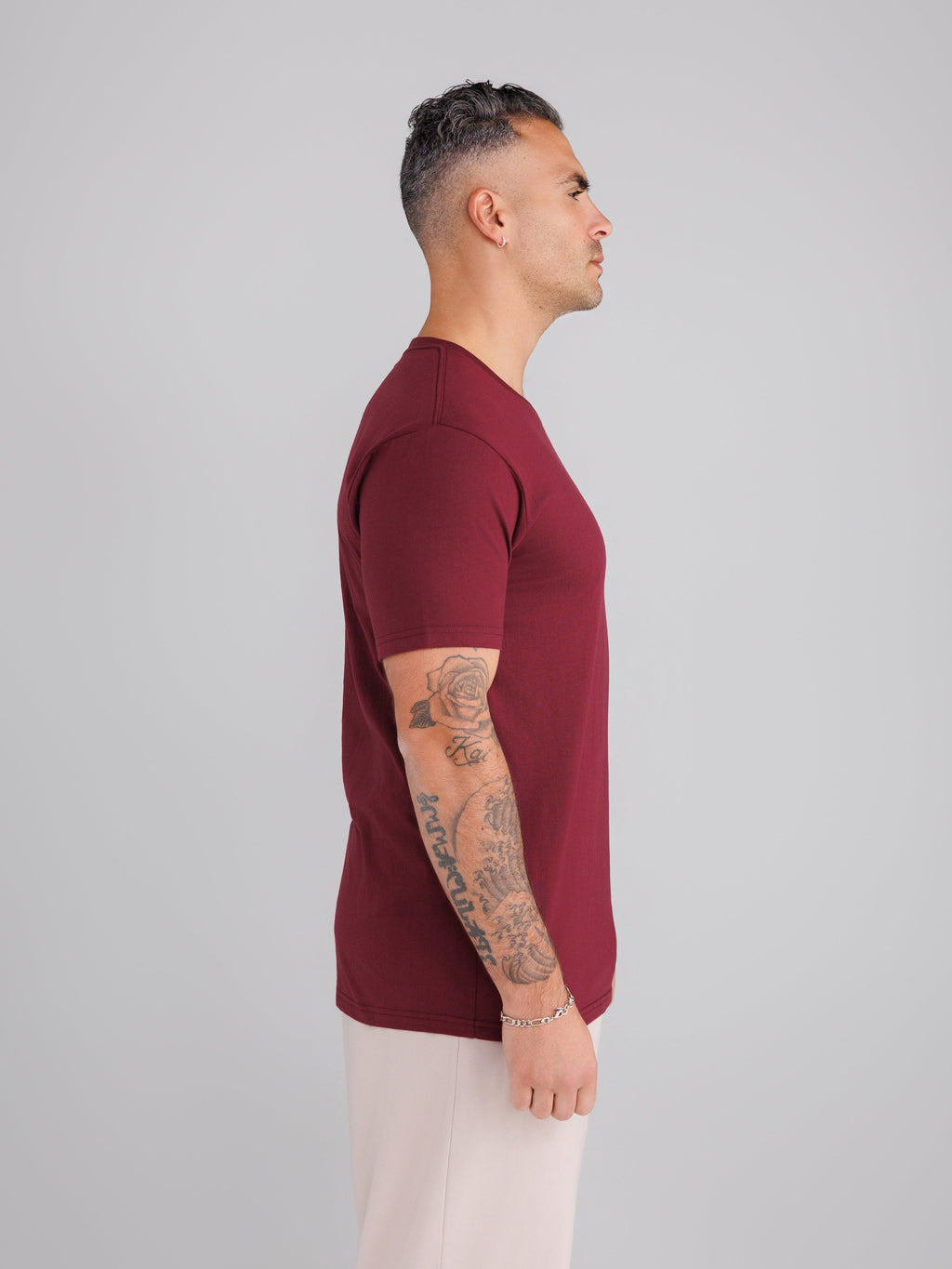 Maroon Crew Neck