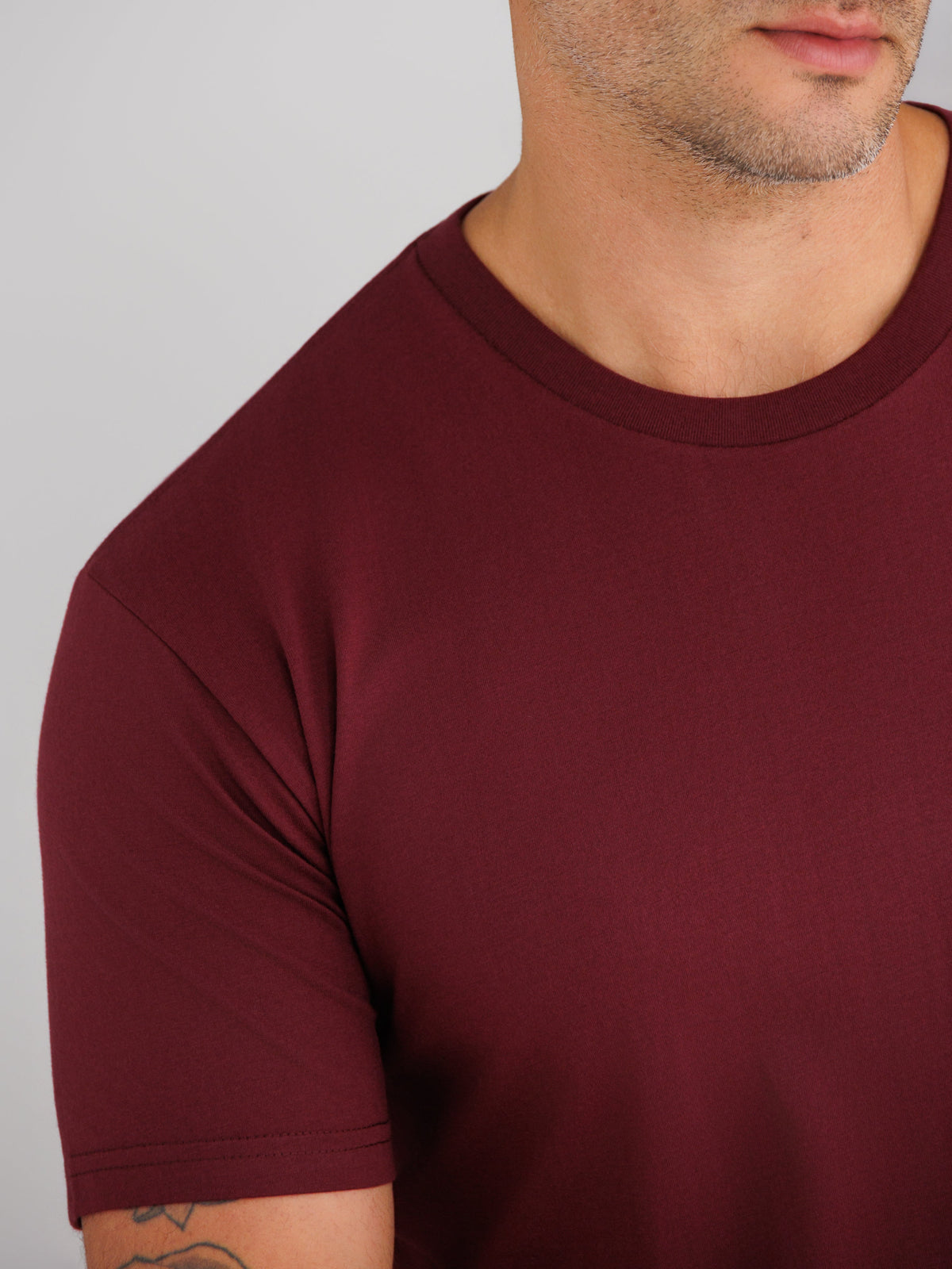 Maroon Crew Neck