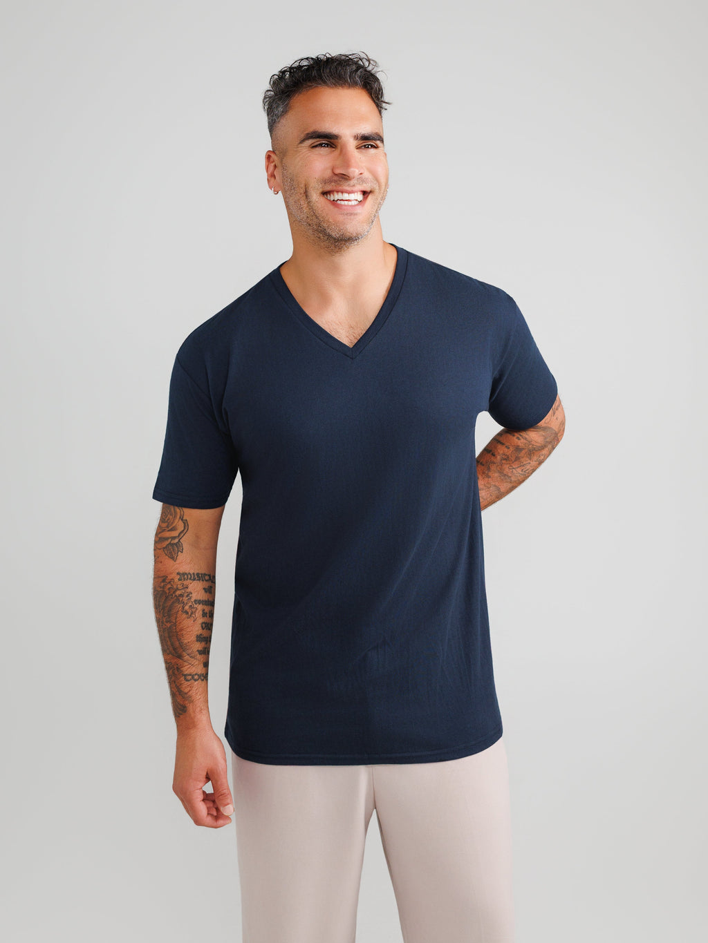 Navy V-Neck