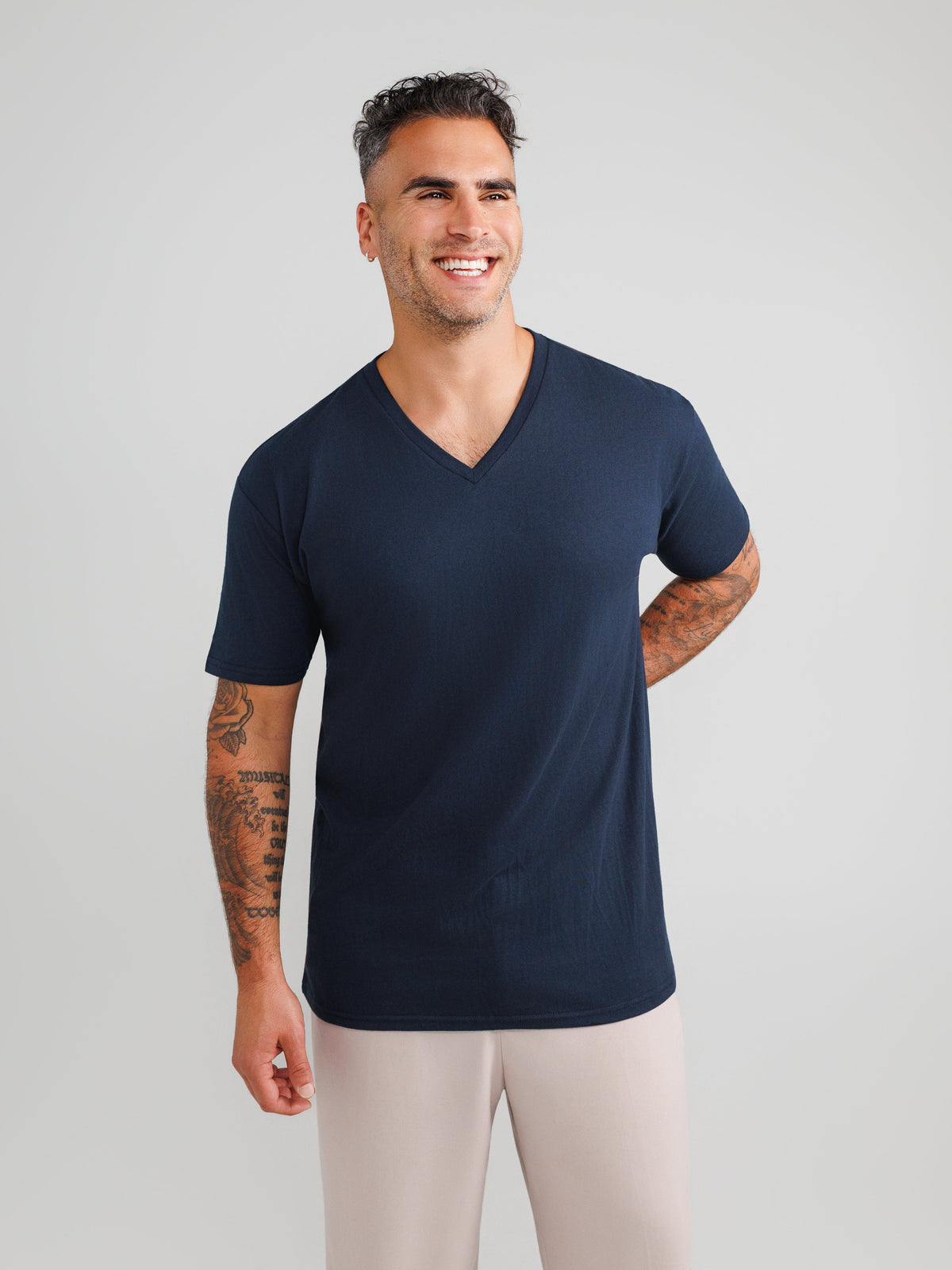 Navy V-Neck