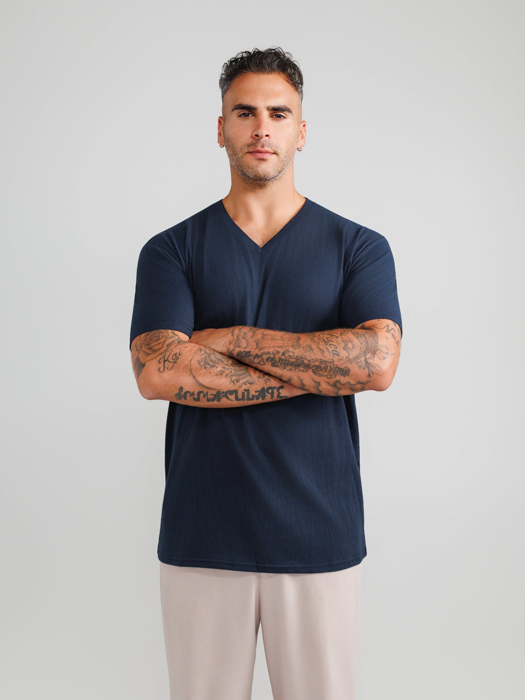Navy V-Neck