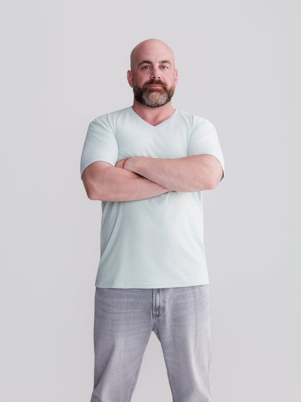 Mint Green V-Neck