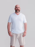 Cool Blue V-Neck