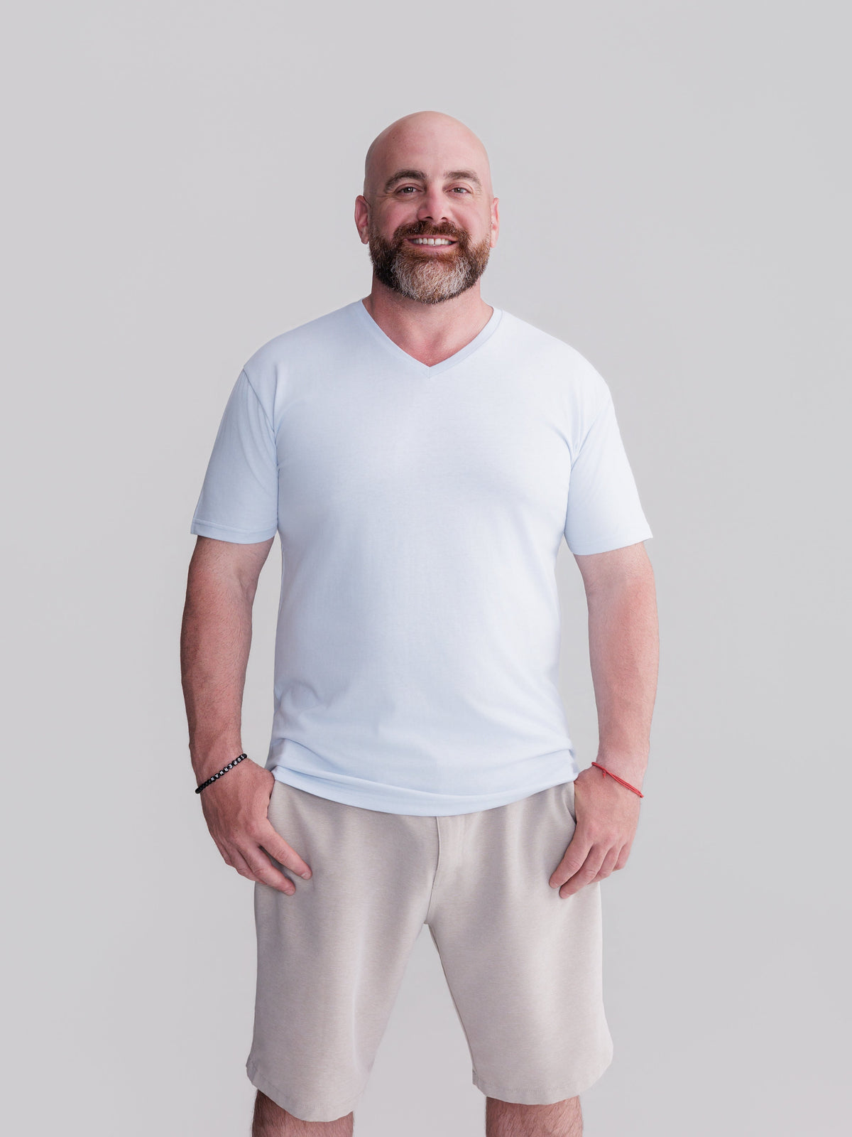 Cool Blue V-Neck